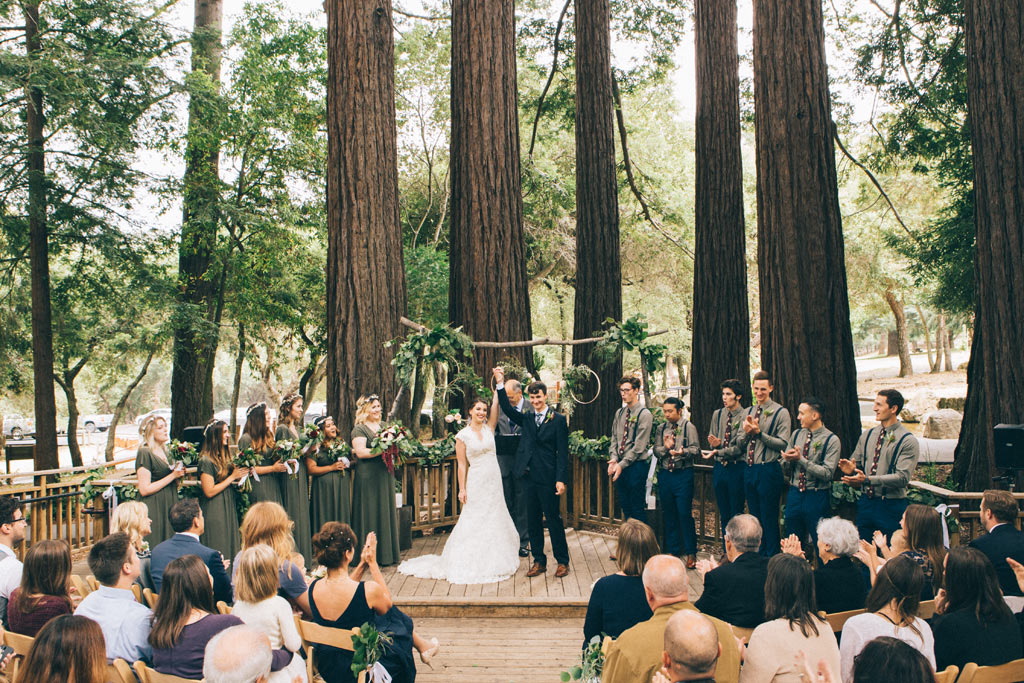 Redwoods Wedding Sanborn park saratoga California